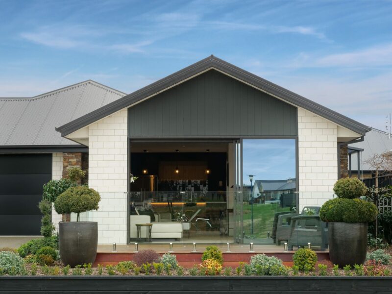 The Lakeside new build at Pegasus Lake, North Canterbury built by Trendsetter Homes